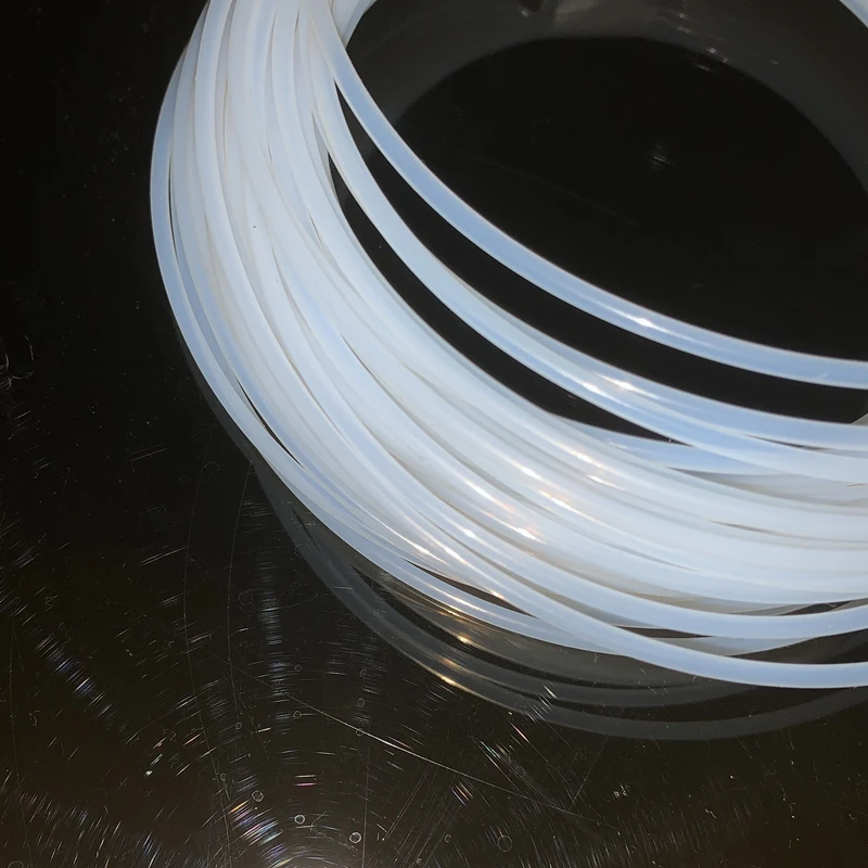 PTFE Tube ID 0.3-0.6-0.8-1-1.2.1.5-1.6-1.8-2-2.5-3-4 mm F46 Capillary Insulated Hose Rigid Pipe Temperature Corrosion Resistance