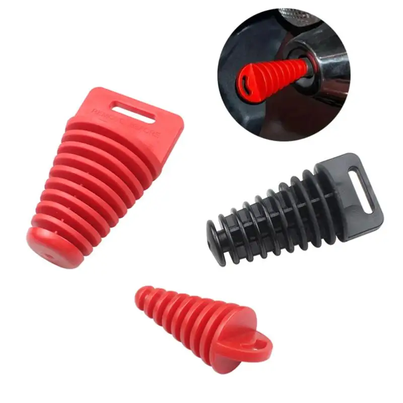 

Motorcycle Exhaust Muffler, Air-Bleeder Plug and Tailpipe Protector, Extraordinary Accessories, High Performance