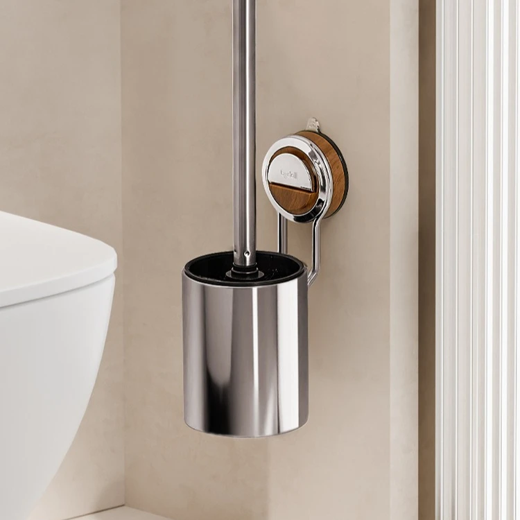 

Wall Mounted Household No Dead Angle Toilet Brush Bathroom Cleaning Tool Bathroom Accessories New Suction Cup Toilet Brushes