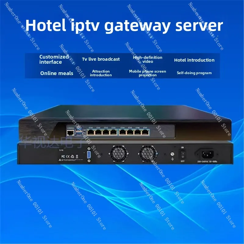 خادم بوابة تلفزيون iptv للفندق، نظام Smart HD المباشر عند الطلب، حل تخصيص اللعب الثلاثي