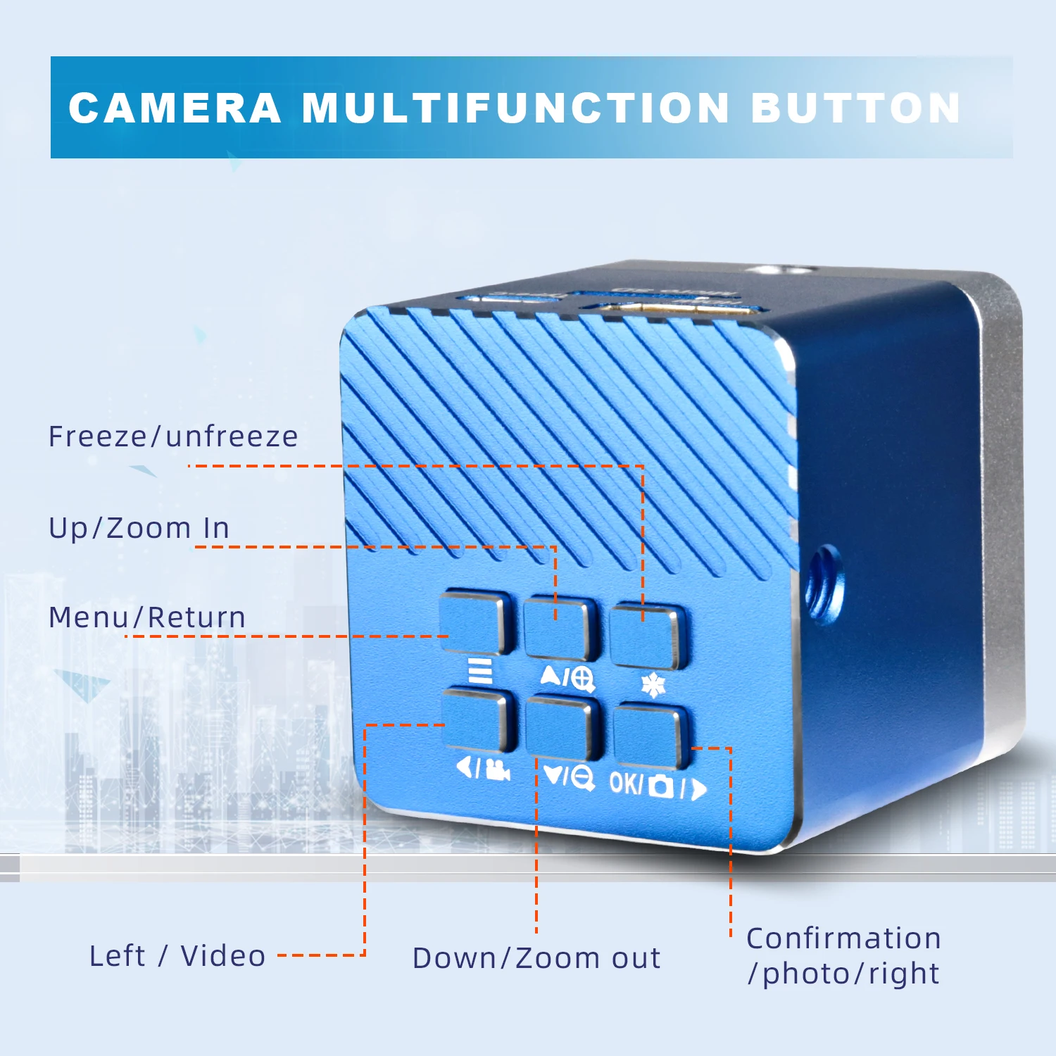 YIZHAN 4K 60MP Electron Microscope Camera 1080P 60FPS/30FPS Type-C HDMI Microscopic Soldering Repair Tools Industrial Welding