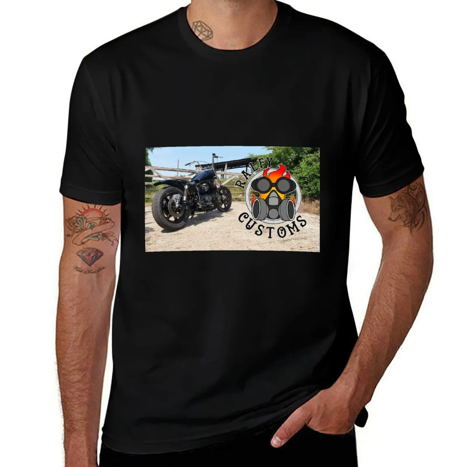

Ralfy customs XS1100 T-Shirt valentines boutique clothes anime shirt summer tops clothes for men