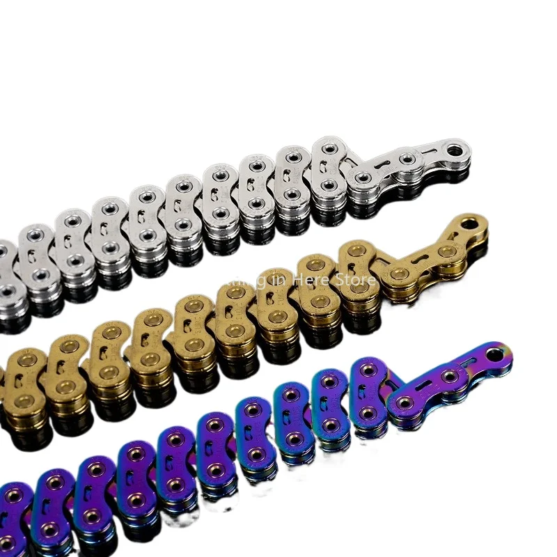 

12-Speed Bike Chain Hollowed-out Light Weight Durable for SRAM/Shimano Mountain Road Bike Chain Replacement Spare Parts 1PCS