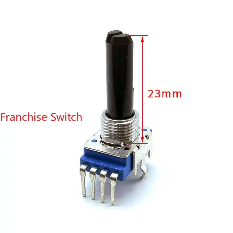 

15PCS RK11 Potentiometer B103 B10K With Midpoint, Single 4-pin, Half-axis 23mm Mixer