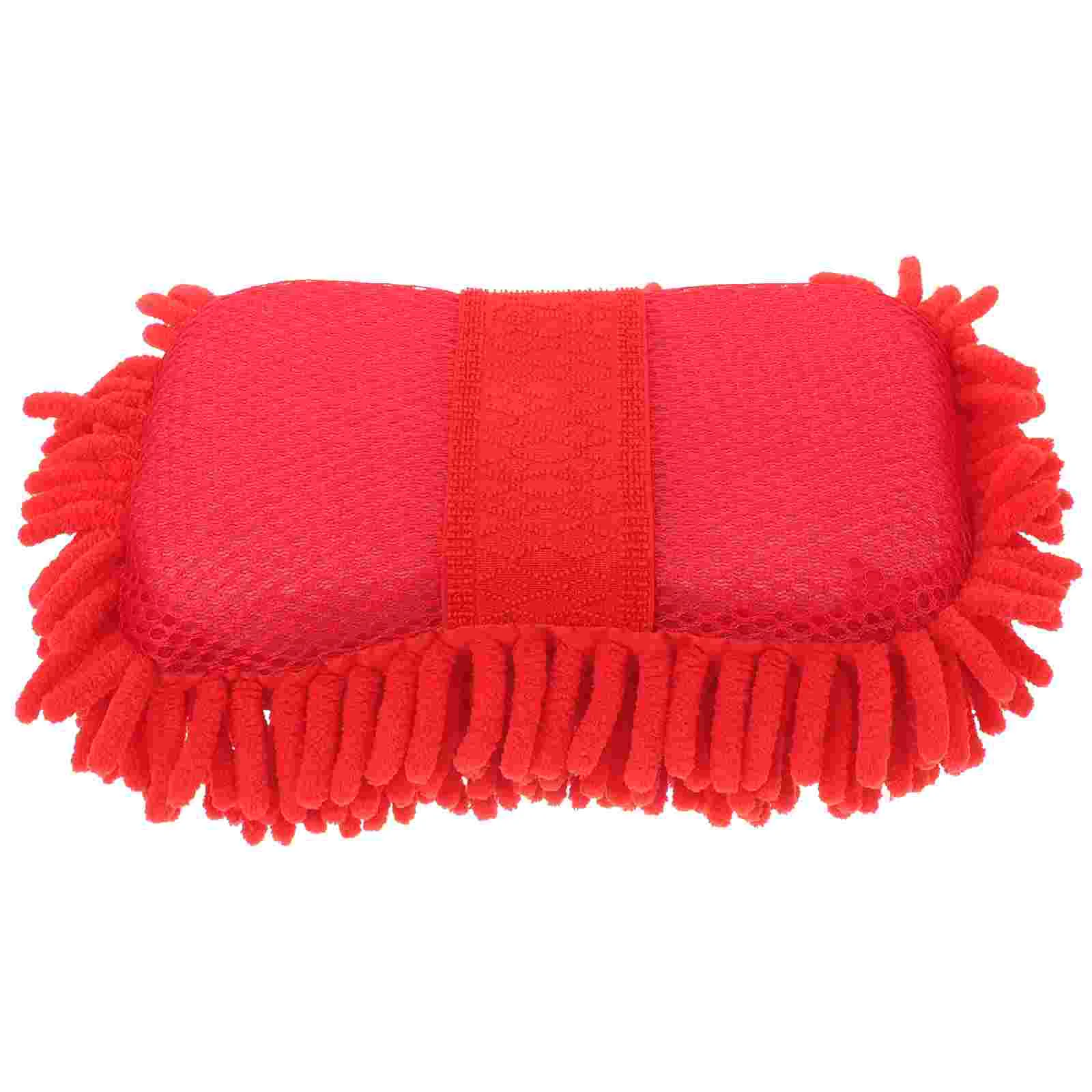 

Car Wash Sponge Cleaning Sponges Supplies Microfiber Washing Mitt Polyester for