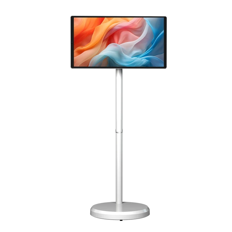 

21.5 Inch Smart Mobile Tv Rotate Digital Smart Display Portable Tv With Battery Interactive Android Television Smart Tv