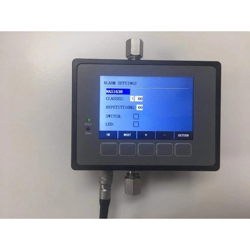 مستشعر تلوث الزيت الهيدروليكي للكشف عبر الإنترنت