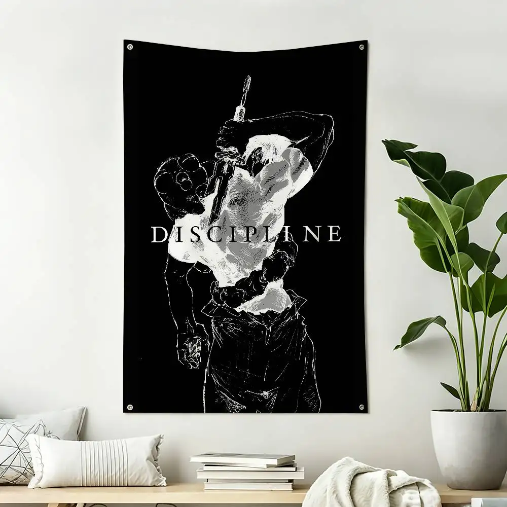 Jujutsu-K T-Toji F-Fushiguro Home Decor Vertical Flags Indoor Outdoor Hanging Decor for Bedroom Living Room Wall Decoration