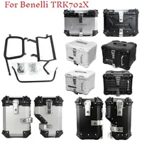35L Motorcycle Rear Top Box Side Luggage Case Para Offroad Storage Trunk Lock Travel Three Toolbox for Benelli TRK702X