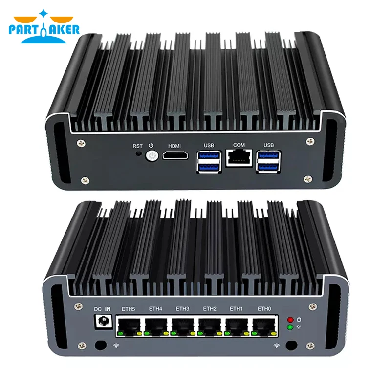 Roteador pfsense 8th gen 4205u i3 8130u i5 8250u 8550u 6 * intel nics 2 * ddr4 fanless mini pc firewall vpn servidor