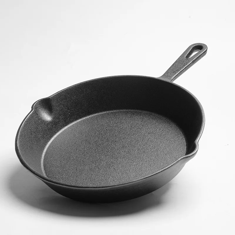 Cast iron pan Uncoated frying Small frying Household non-stick pan Vintage Kitchenware set 3