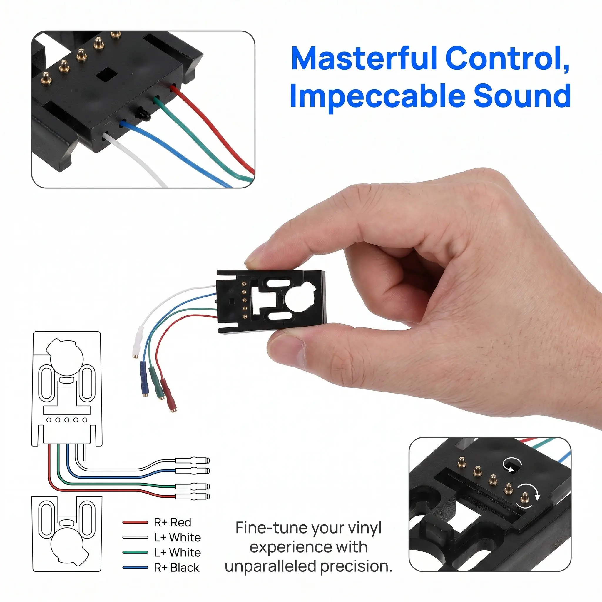 Cartridge Support for Record Deck Phonograph Pickup Mounting Bracket Frame Stylus Carrier Braces Dual 1009SK 1010 1015 1016 1019