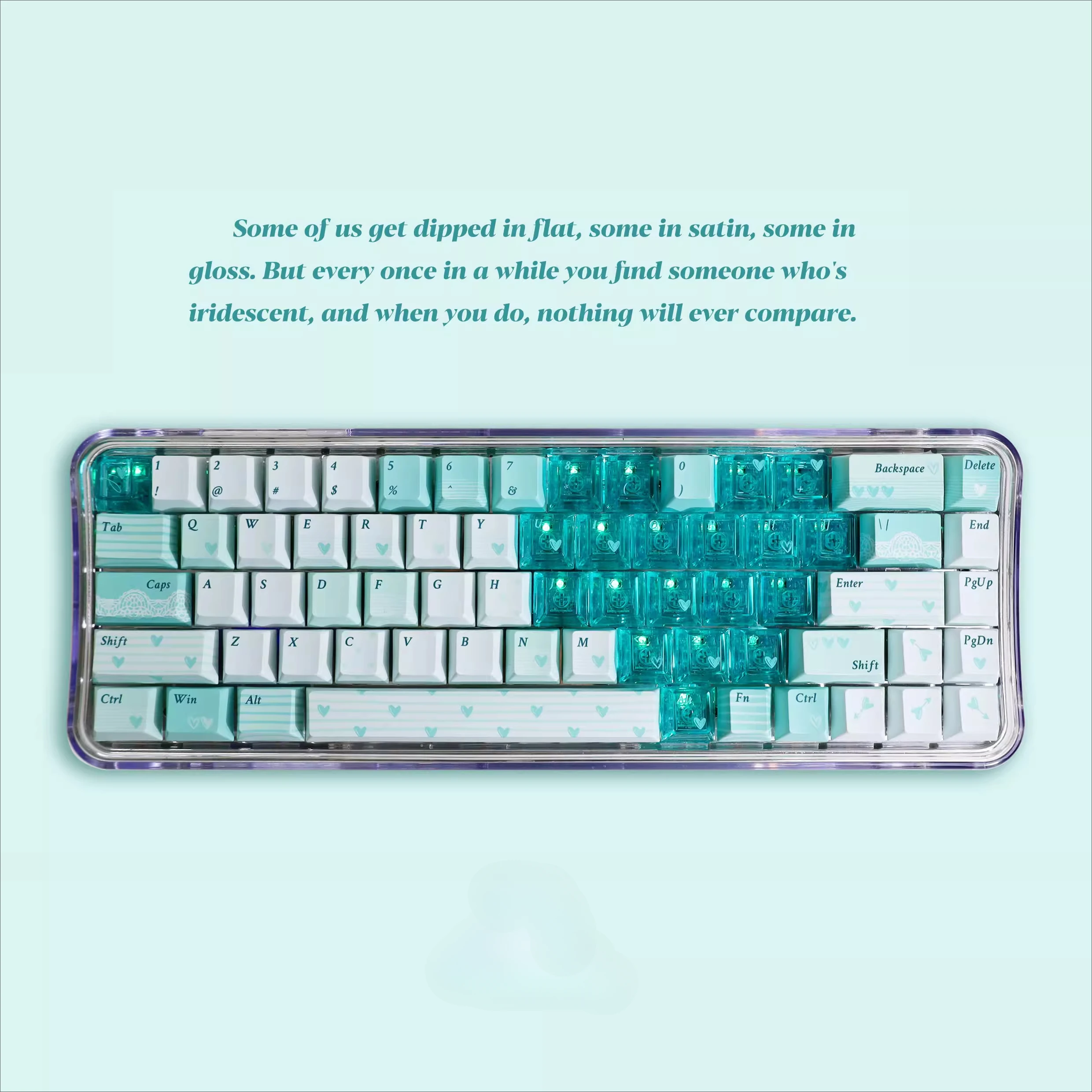 

Palpitation Theme Keycaps Set PBT PC Cherry Profile Custom Original Handmade Keycaps for Mechanical Keyboard Accessories Gift