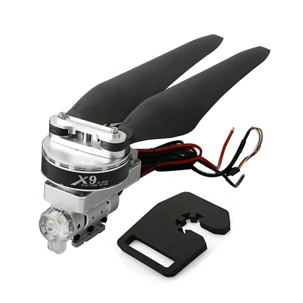 4 Sets Hobbywing Official X9 Motor 9616-110KV 3411 Propeller Fold Blades 12S ESC D40mm For Agriculture UVA Drone Motor