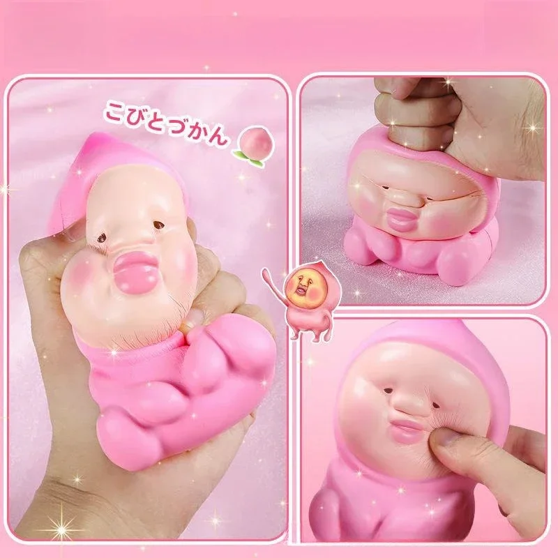 การ์ตูน Kobito Unzipped ของเล่นน่ารัก Squishy ของเล่นช้า Rebound Vent ของเล่น Lucky เดสก์ท็อปเครื่องประดับเด็กเพื่อนของขวัญวันเกิด