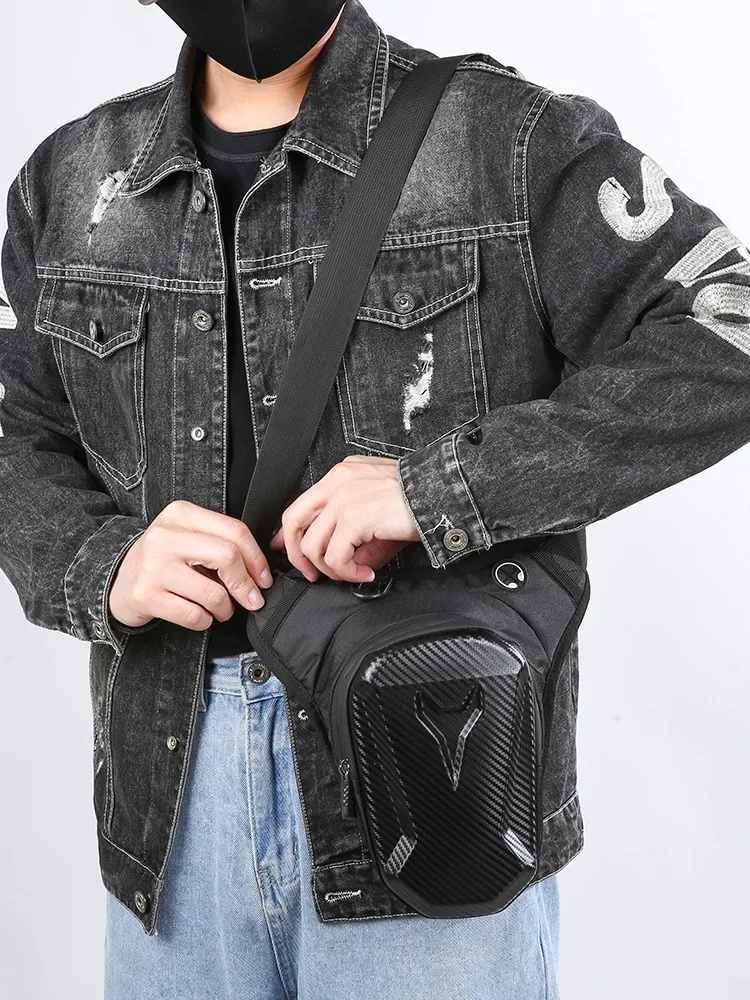 Motorrad-Beintasche, wasserdichte Hüfttasche, Crossbody-Tasche für Motorradfahrer, Oberschenkeltasche, Motocross-Ausrüstung für Männer und Frauen – Detail 11