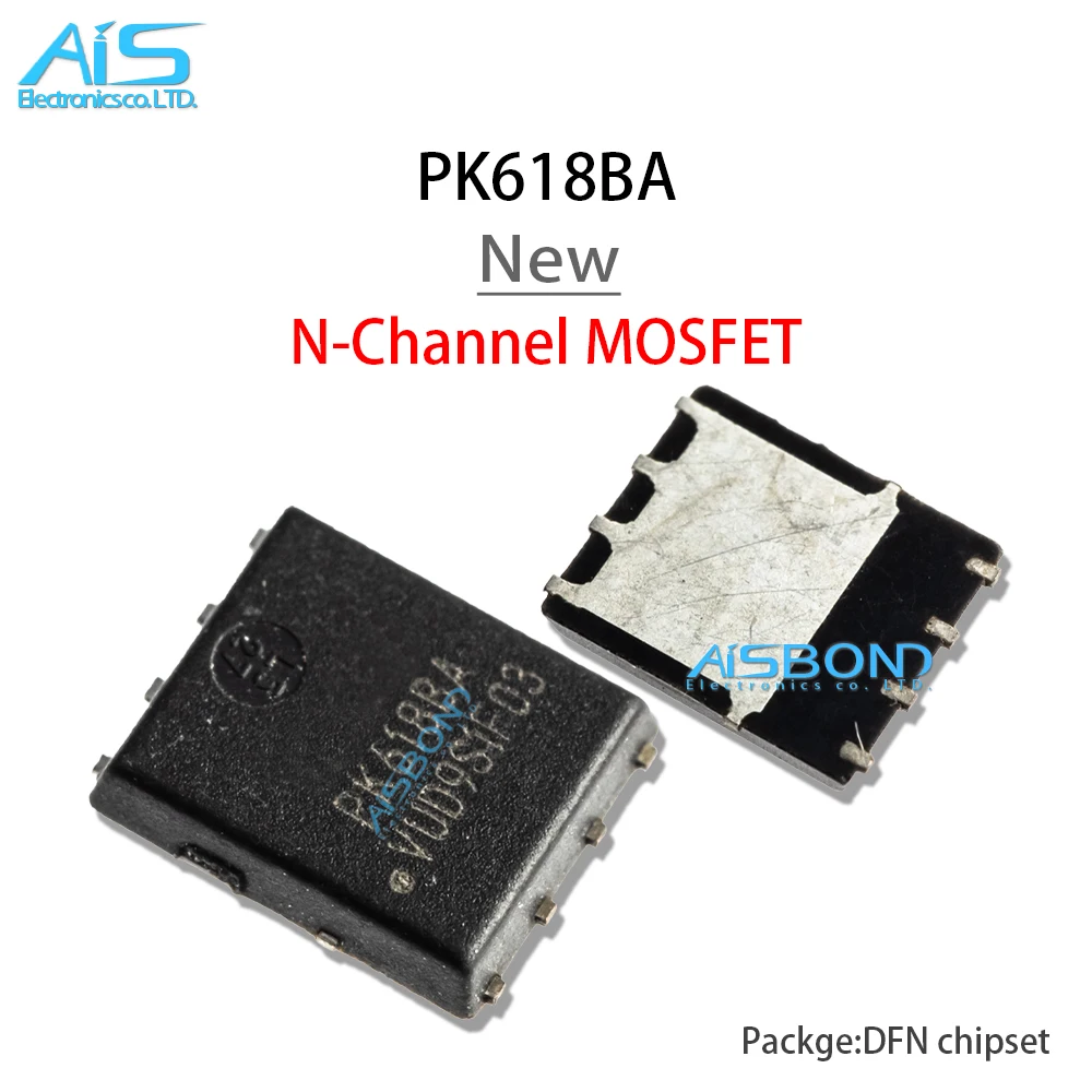 5Pcs/Lot New PK618BA PK618 BA N-Channel Enhancement Mode MOSFET QFN-8 PDFN5*6 Chipset