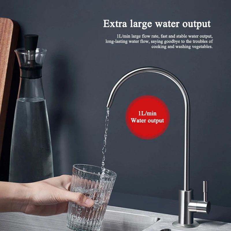 SOUDRON 가정용 한외여과 정수기 시스템, UF CTO PP 물 여과 식수 필터, 3 단계