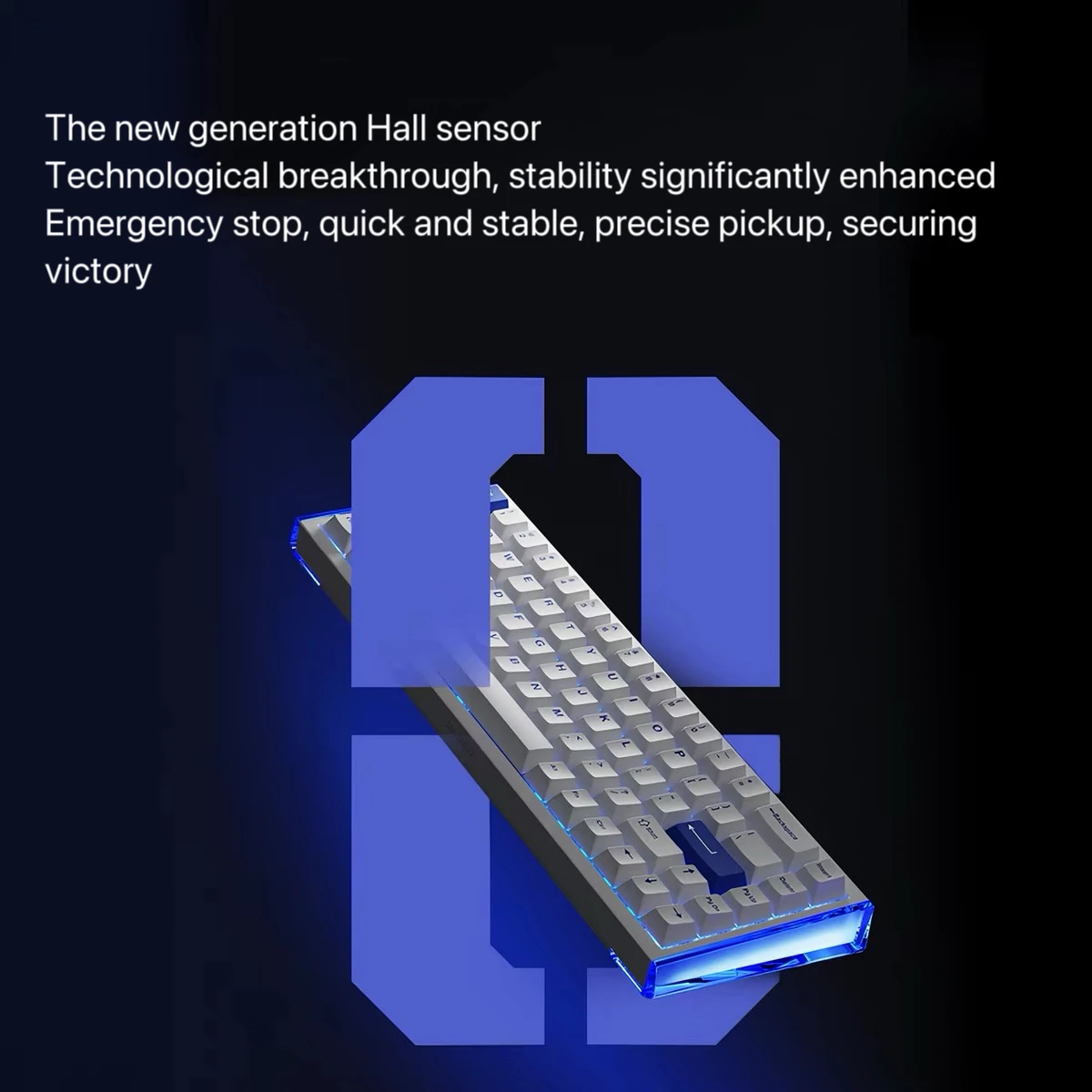 COOL68 Wired Magnetic Switch Keyboard, Designed for Gaming, 16 Million Customizable Lighting Modes