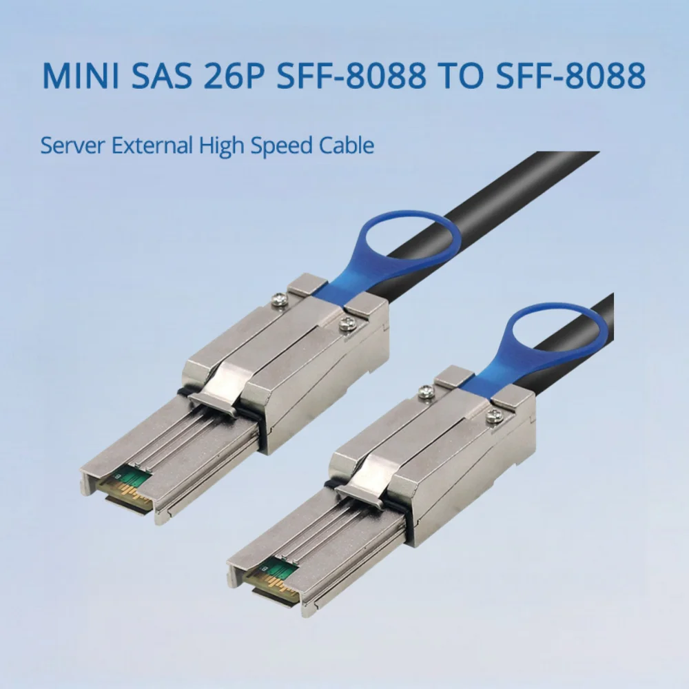 MINI SAS 26P SFF-8088 TO SFF-8088 Server External High-speed Cable Length Optional 0.5M 1M 2M 3M