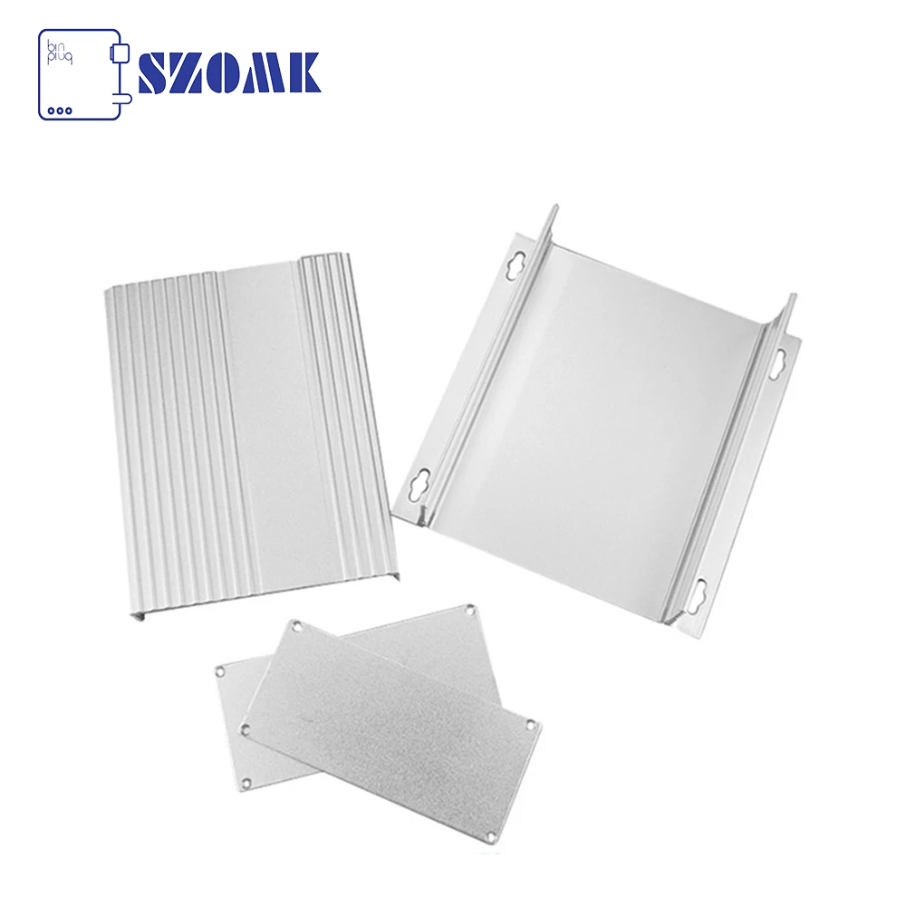 Electronics project box 10Pcs/lot small aluminium project box for electronics case housing 55(H)x147(W)x155(L) mm