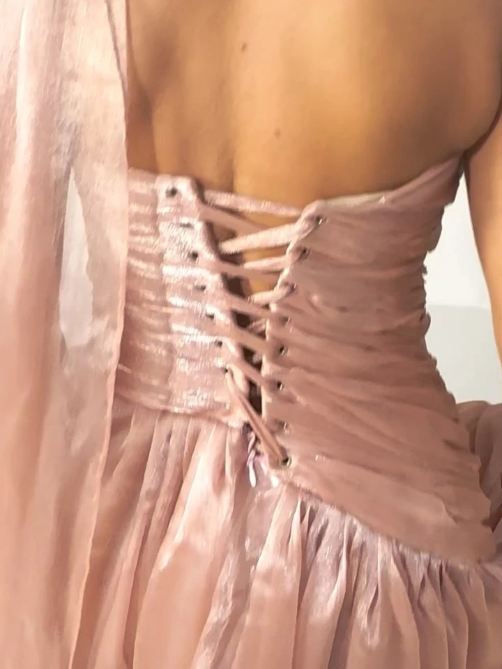 Eightale 2025, champagne zeemeermin maxi-avondjurk strapless bruiloft formele galajurk dubai feestjurk op maat