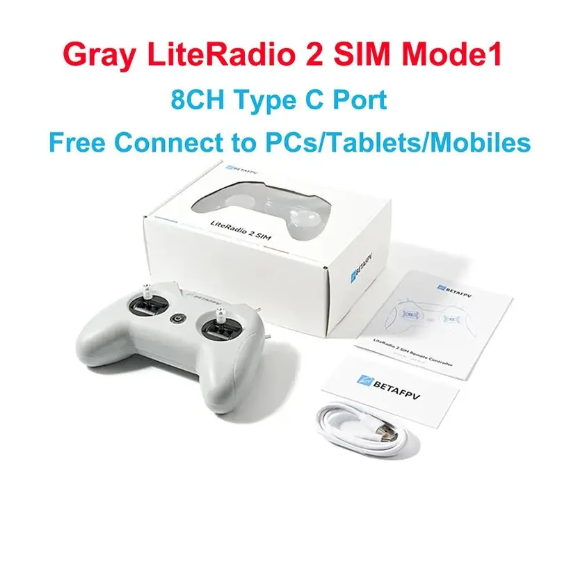 وحدة تحكم BETAFPV LiteRadio 2 SIM 8CH وحدات تحكم محاكي لطائرات DJI/لـ PhoenicRC6 /AeroFlyRC8/ STEAM-RC FPV بدون طيار #4