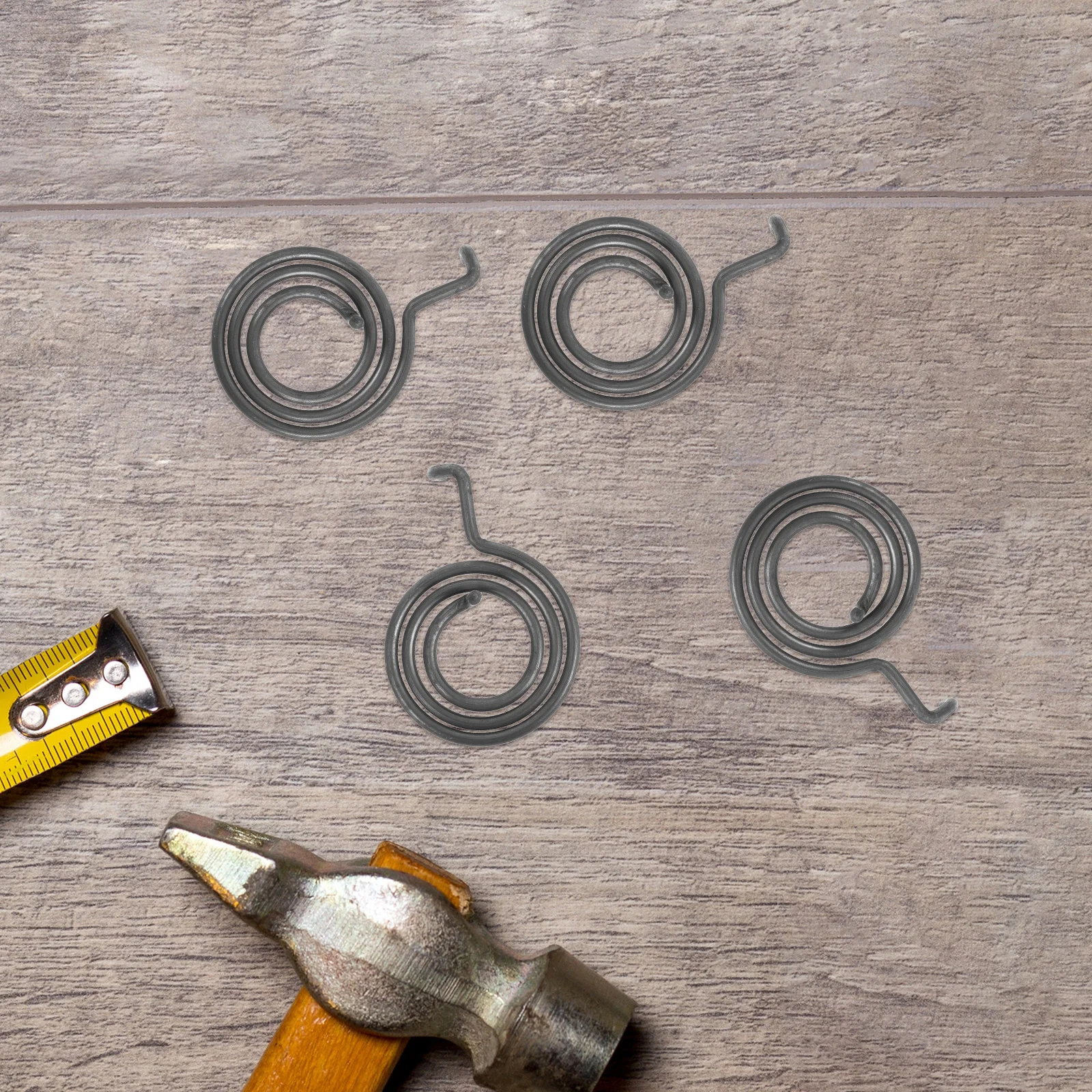 4pcs Iron Return Spring For Door Handle Replacement Spring Durable Hardware Repair Tool Garage Fence Basement Door