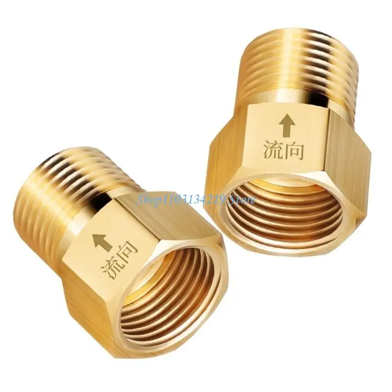 N5KC Way Backflow Preventer Brass Valves Check Valves set for Fuels Line Safety