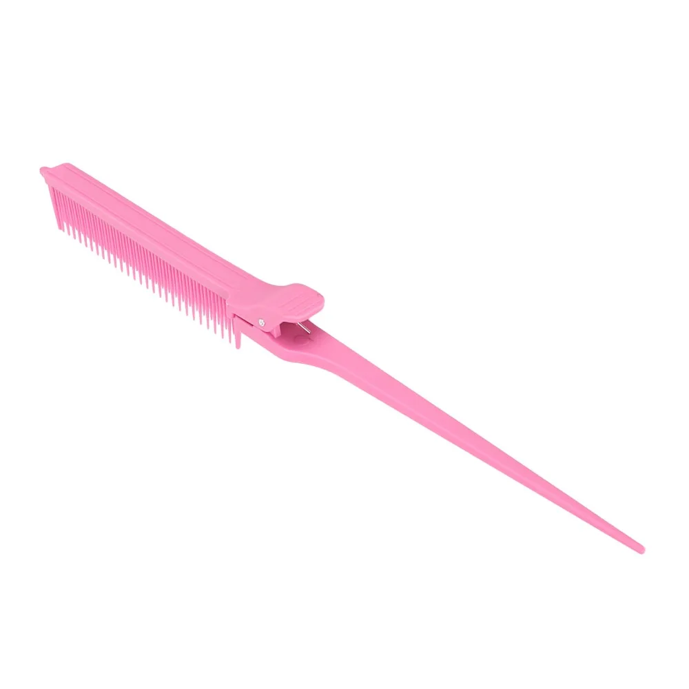Professional Highlighting Comb Pink Carbon fiber Teasing Comb Fine Tooth Fine Point Hair Styling Comb Salon Styling