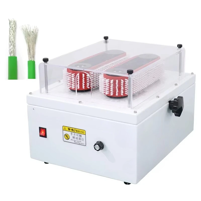 

EW-1020 high-speed PVC insulated copper wire braided and shielded split brush machine for control cables