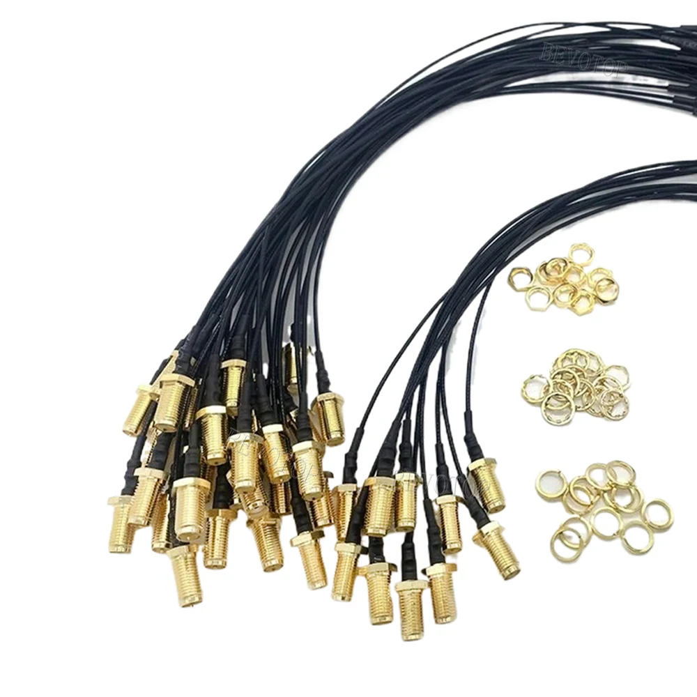 10Pcs/Lot RF113 SMA Male/Female to MHF4 IPX-4 Female Jack Connector WIFI Antenna RF Cable RG1.13 OD=1.13mm Pigtail Extension