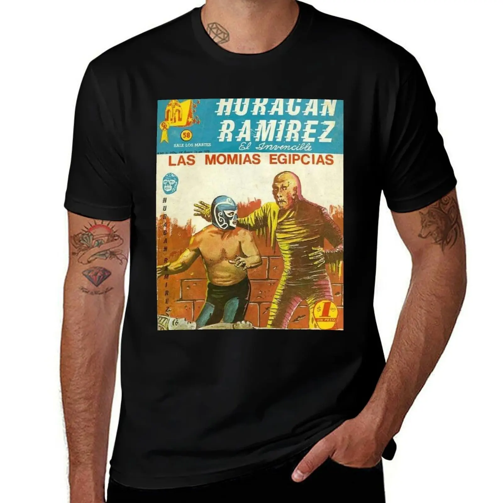 

HURACAN RAMIREZ T-Shirt cheap stuff graphic tee shirt quick drying anime tshirt mens cotton t shirts