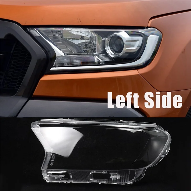 Left Side Headlight Lampshade Headlight Housing Automobile for Ford RANGER Roadrunner Everest Endeavour