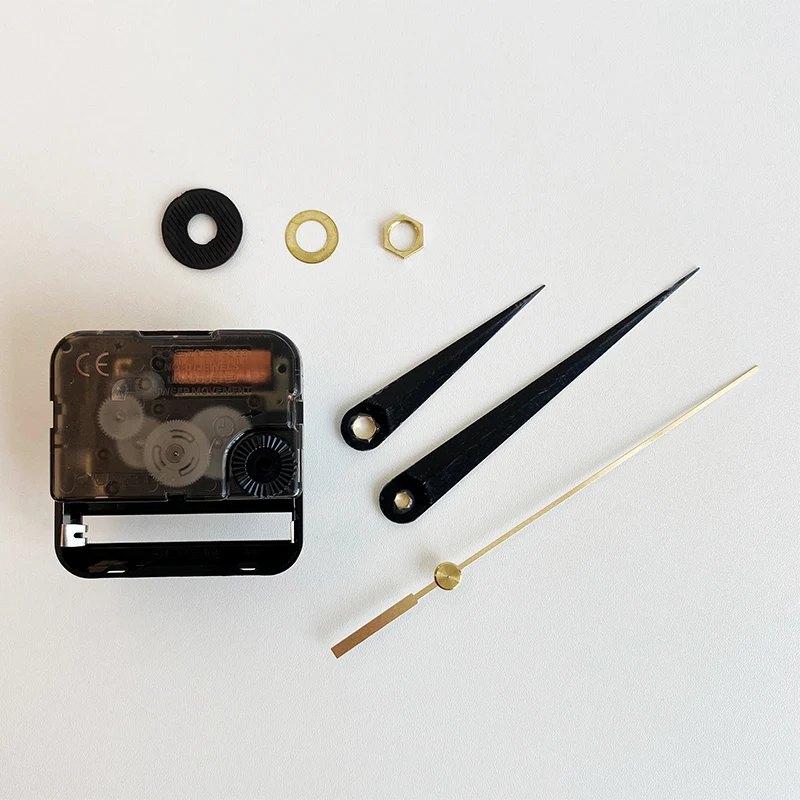 Бесшумный механизм Ostar F333, пластиковый механизм для стены с черными стрелками, аксессуар, кварцевый фотомеханизм