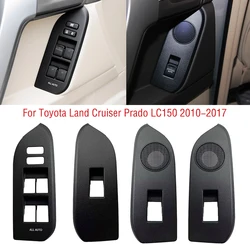 For Left Hand Drive Car Window Lift Button Control Switch Frame Panel Cover For Toyota Land Cruiser Prado 150 LC150 2010-2017