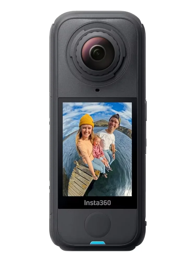Insta360 X4 Air Sportkamera - 165g Leichtgewichtige 8K 360-Grad-Kamera Unsichtbarer Stangeneffekt Eingebauter Windschutz X4 Air Original