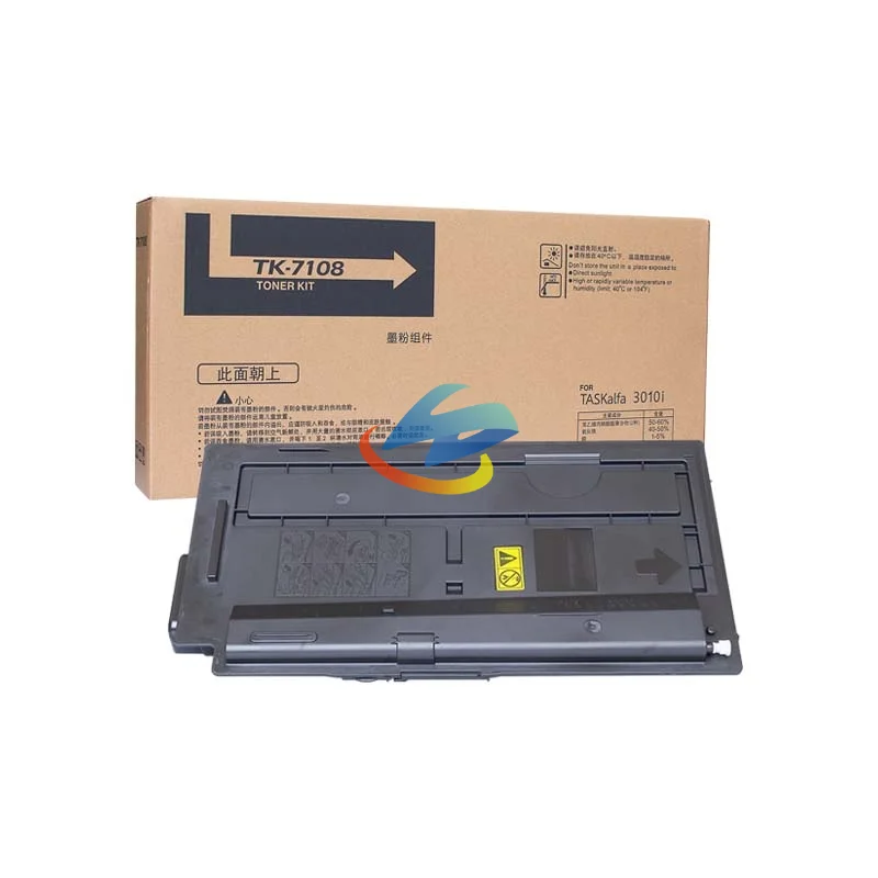 1 قطعة TK7107 TK7108 TK7109 خرطوشة الحبر لكيوسيرا Taskalfa 3010i متوافق TK-7107 TK-7108 TK-7109 ناسخة عبوة الحبر BK