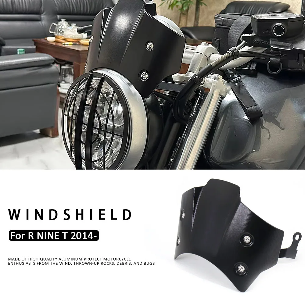 

2014- For BMW R NINE T NINET RNINET Rninet R9T Motorcycle Accessories Sports Windshield Visor Wind Deflector Windshield Fits