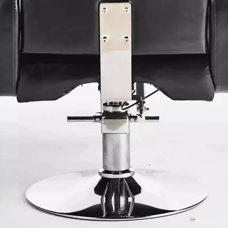 كرسي جلدي فاخر حديث لصالون الحلاقة كرسي صالون دوار قابل للاستلقاء ساق هيدروليكية سيلا دي باربيرو أثاث تجاري #5