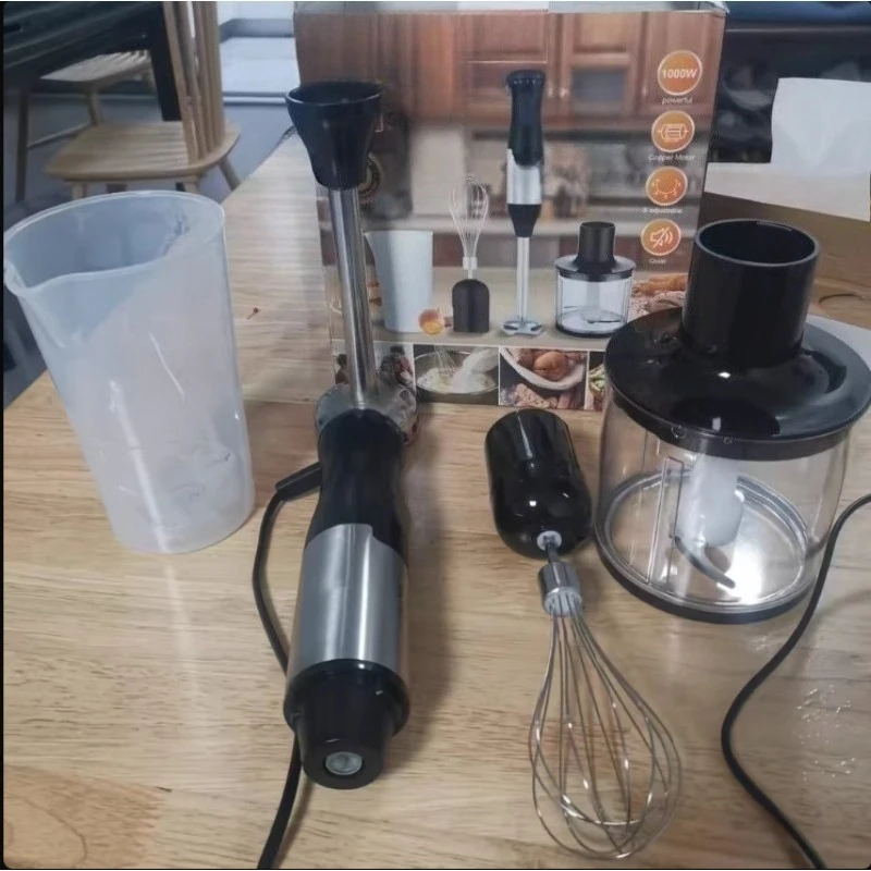 Multifunctional Household Electric Egg Beater Fruit Supplementary Food Crush 4 in 1
