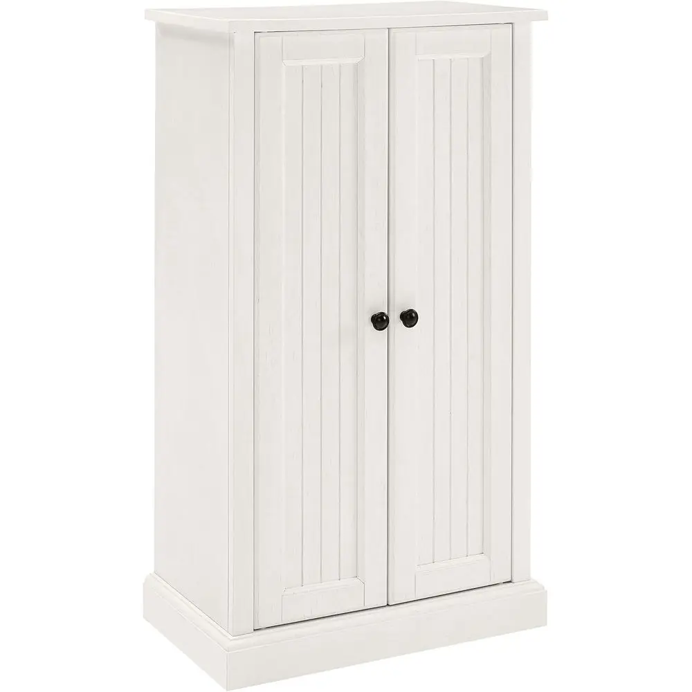 

Coastal Style Storage Cabinet for Bar, Kitchen, Living Room, or Entryway in White