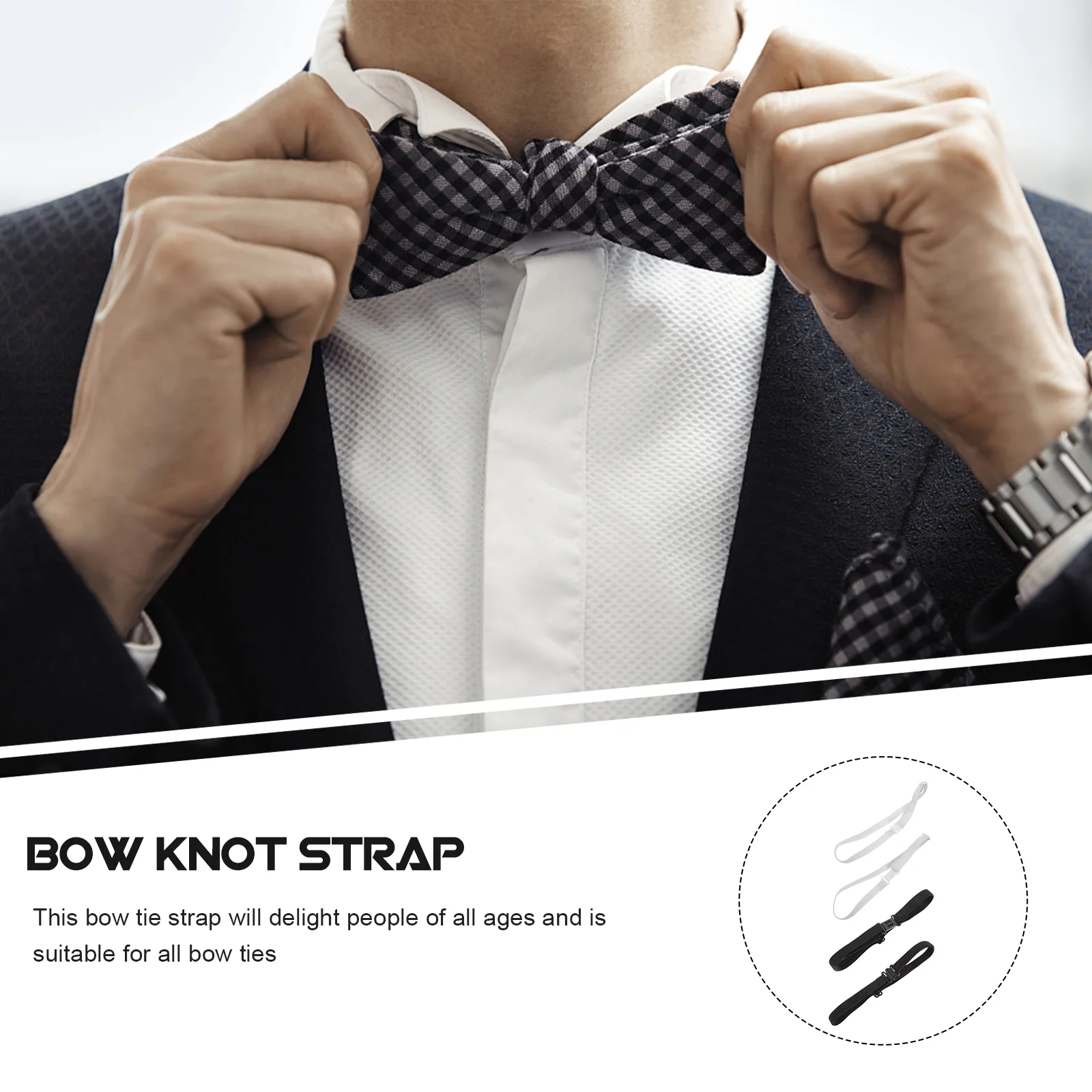 20 Pcs Bow Tie Extension Strap Belt for DIY Straps Lace up Elastic Band Beef Tendon Bow-knot Man Green