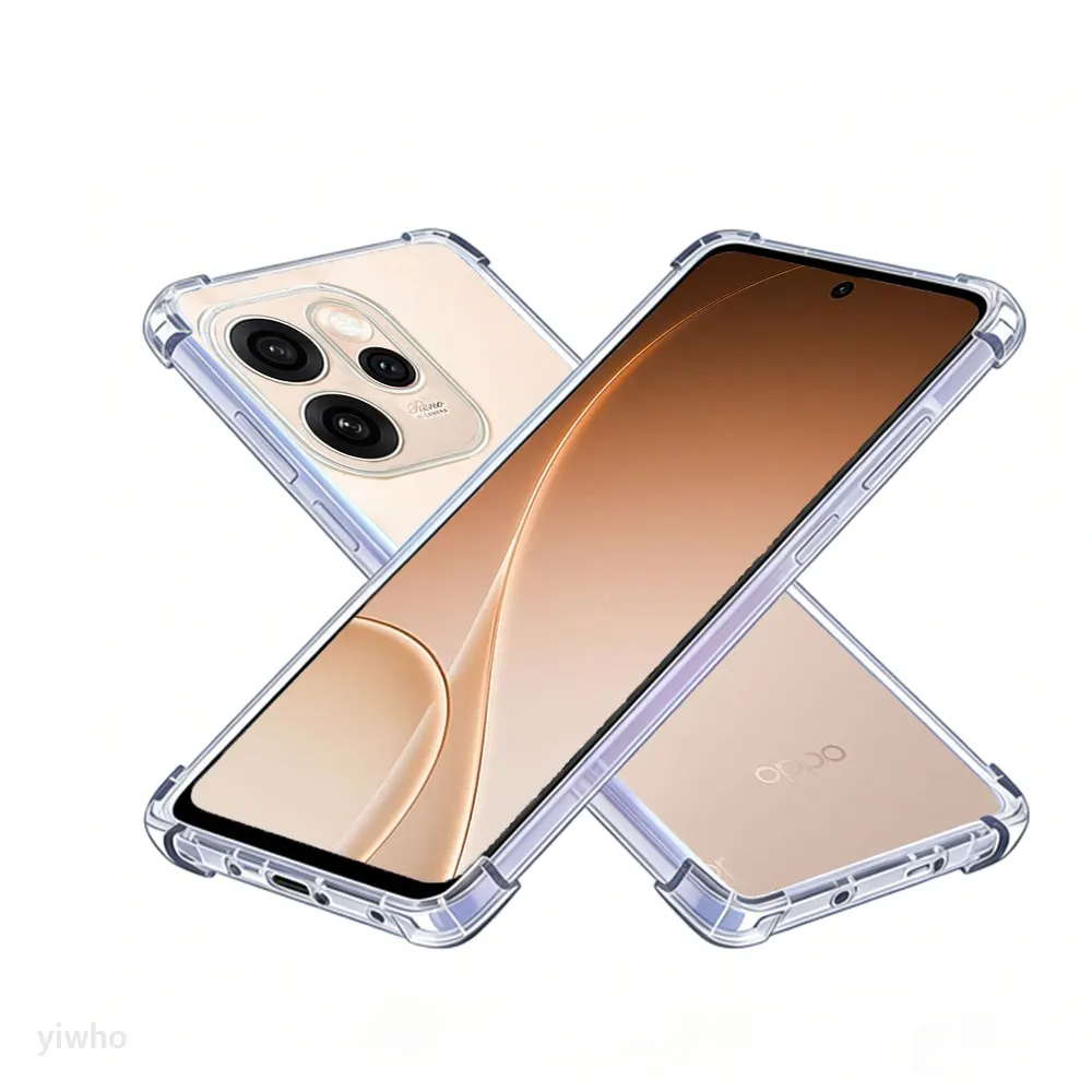 

Clear Phone Case For Oppo Reno 15 Pro Max 5G, Soft Solid Color, Slim and Lightweight, Compatible With Oppo Reno 15 Pro Max