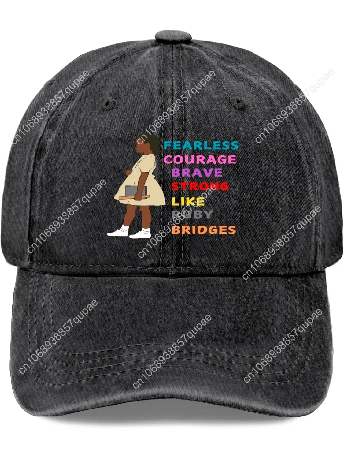 

Black Historys Civil Rights Ruby Bridges Brave Caps Women Baseball Hat AllBlack Sun Hat Men Gifts for Him Baseball Hats