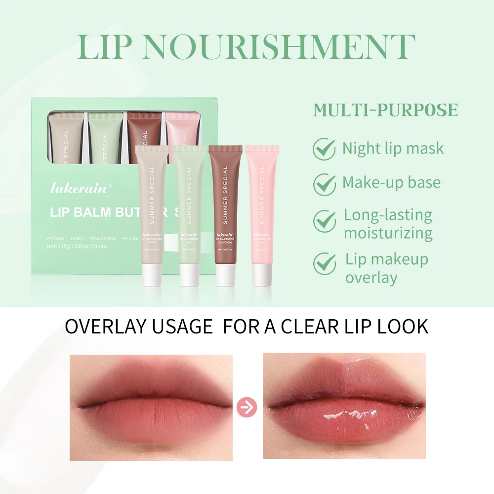 Summer Lip Balm Moisture Clear Lip Gloss Set Lipbalm Makeup Chapstick Long Lasting Lipsticks Beauty Cosmetics Liquid Lipstick