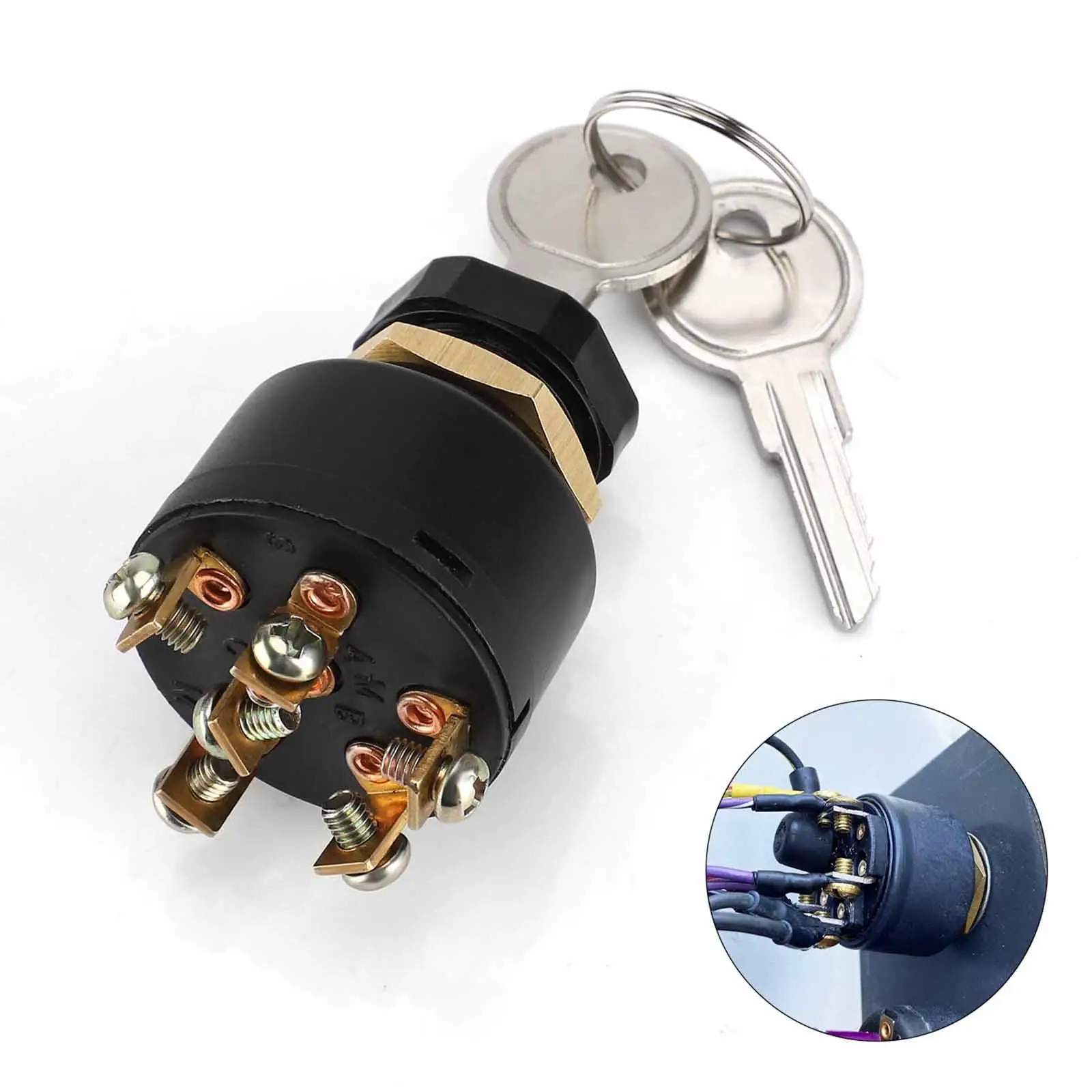 Ignition Key Switch Vehicles Ignition Starter Switch for Sierra MP4100