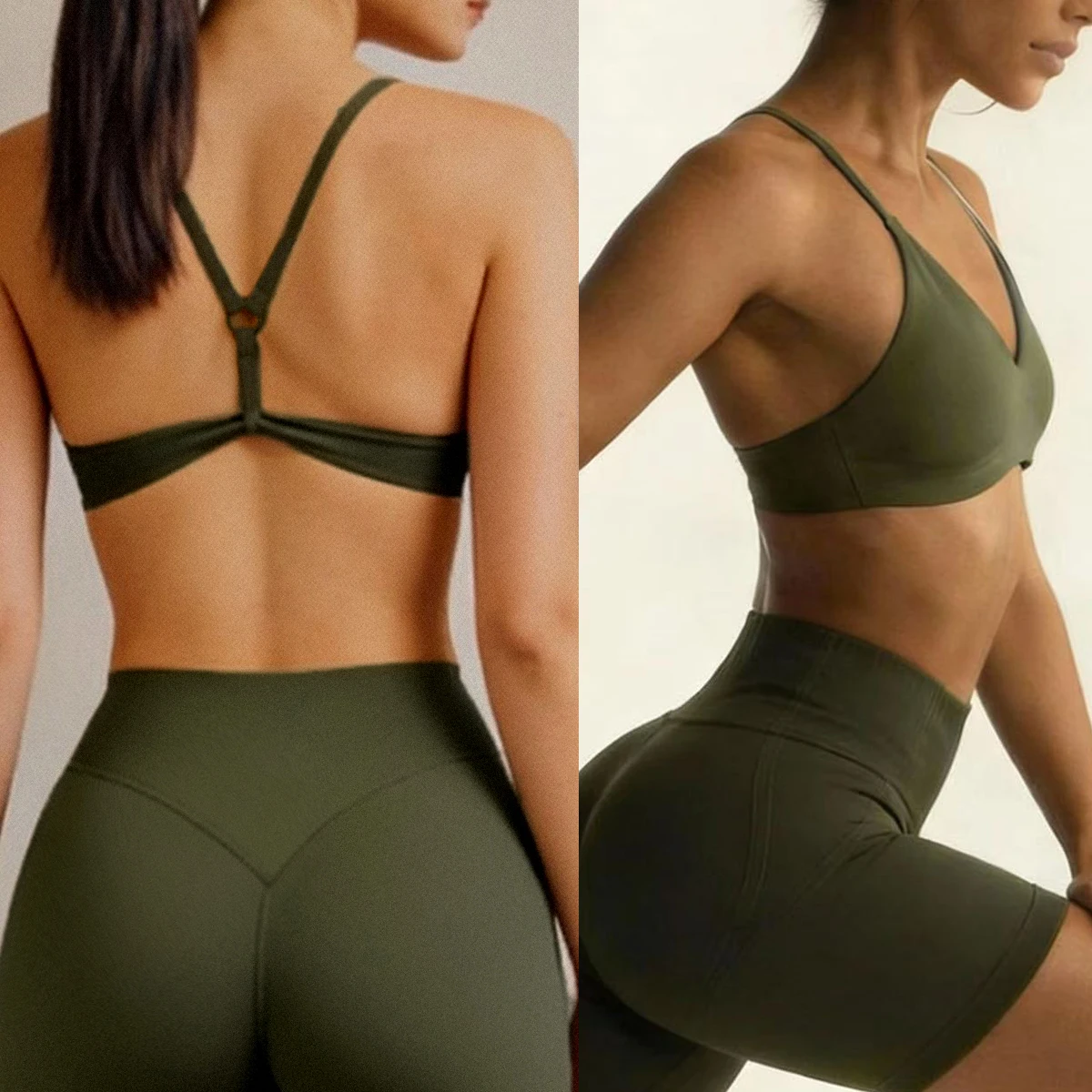 Women's Gym Bra Easay Lift Sports Bra Breathable Gym Top Push-up Strappy Underwear Fitness Wear Gym Clothes