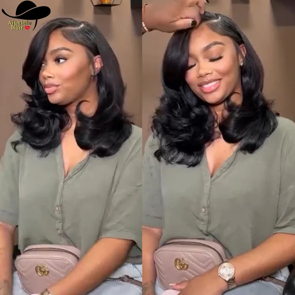 

Burmese Hair Body Wave Wigs 4x4 Transparent Lace Closure 100 Human Hair Wig 13x4 Lace Short Bob Wigs Pre Plucked For Black Women