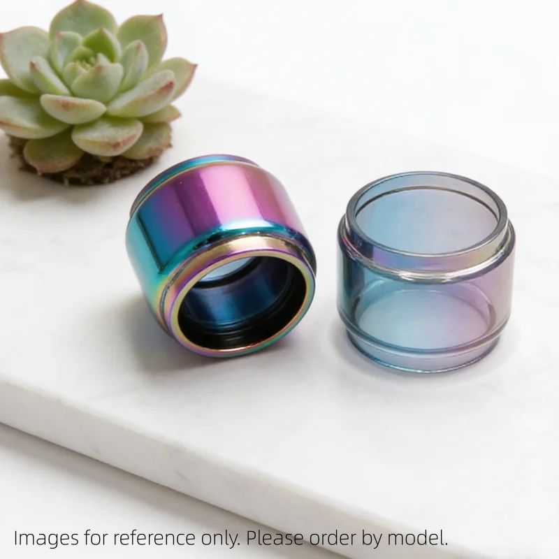 YUHETEC BUBBLE GLASS Measuring Cup Tube for Aegis solo 2 kit Legend zeus Sub Ohm Tank Max zeus Z FAT Rabbit Solo Dead RTA V2 V3